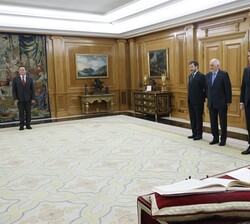 Su Majestad el Rey preside el acto de promesa del nuevo fiscal general del Estado, Álvaro García Ortiz