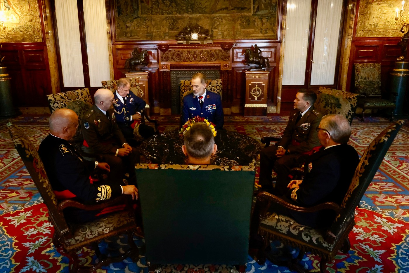 InicioActividades y Agenda - Audiencia militar a un grupo de generales ...