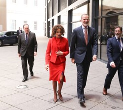 El Rey a su llegada al Museo Nacional Centro de Arte Reina Sofía de Madrid