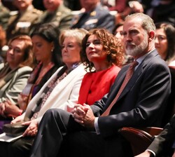 El Rey durante la intervención del interventor general de la Administración del Estado