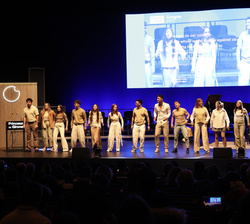 Actuación musical coral de los jóvenes artistas de “Generación Arte” con sopranos del Teatro Real que han interpretado “Esperanza