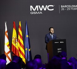 Intervención del presidente de la Generalitat de Cataluña