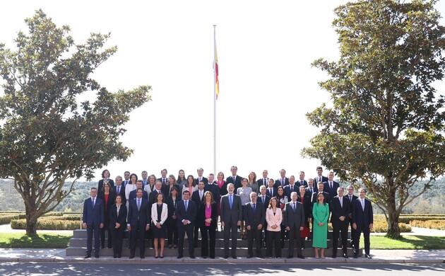 Su Majestad el Rey junto al Consejo de Presidentes de Multinacionales con España