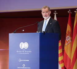 El Rey durante sus palabras