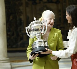 Su Majestad la Reina entrega el premio Reina Letizia, a la mejor deportista española del año a Susana Rodríguez