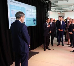 Visita de los Reyes Felipe y Guillermo a las instalaciones del Puerto de Ámsterdam