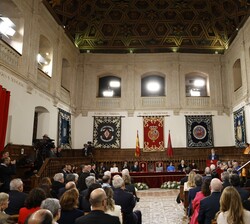 Vista general durante la intervención de Su Majestad el Rey