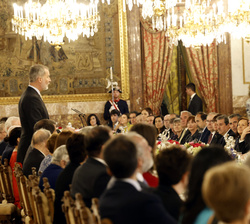 Su Majestad el Rey durante su intervención