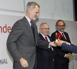 Su Majestad el Rey entrega el Accésits de Internacionalización a Jorge Rodríguez, consejero delegado de Ecoforest Geotermia