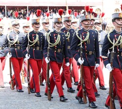La Princesa de Asturias en el piquete de Homenaje a los que dieron su vida por España