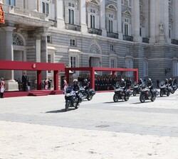 Unidad motorizada de la Policía Nacional