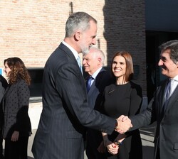 Su Majestad el Rey recibido por el presidente de RCS MediaGroup, Urbano Cairo