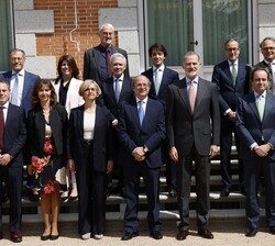 Su Majestad el Rey recibe a una representación del Servicio Jurídico de la Comisión Europea con motivo de su 70º aniversario