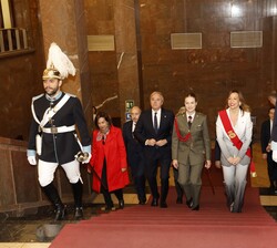 Doña Leonor en el Ayuntamiento de Zaragoza
