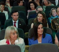 Doña Letizia momentos antes del comienzo del evento