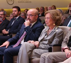 Su Majestad la Reina Doña Sofía en un momento del acto de clausura