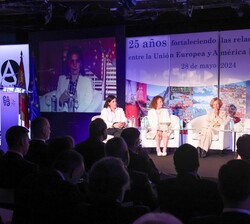 Desarrllo de la Mesa redonda “1999-2024: Evolución de las relaciones entre Unión Europea y América Latina y El Caribe. Retos a futuro”