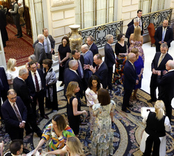 Momento de la reunión en el Real Casino de Madrid