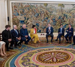 El Rey recibió en audiencia a una representación de los participantes en el “South Summit 2024”