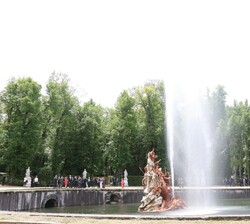 Fuente de Andrómeda, en La Granja de San Ildefonso