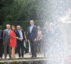 El Rey en la fuente de Andrómeda, de La Granja de San Ildefonso