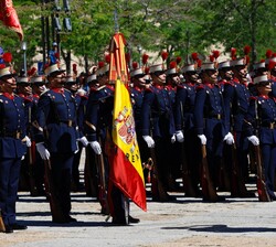 Don Felipe saluda a la Bandera