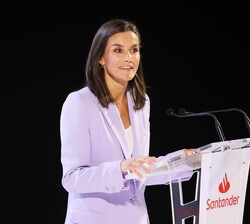 Doña Letizia en su intervención