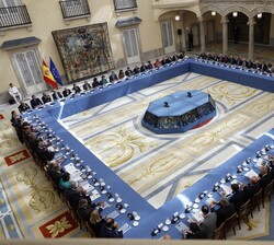 Reunión anual con los miembros de los Patronatos de la Fundación Princesa de Asturias, bajo la presidencia de Sus Majestades los Reyes