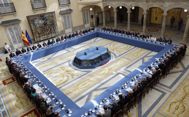 Reunión anual con los miembros de los Patronatos de la Fundación Princesa de Asturias, bajo la presidencia de Sus Majestades los Reyes
