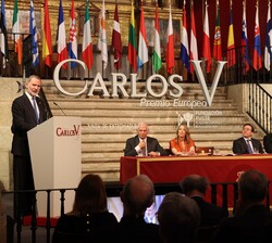 Su Majestad el Rey durante su intervención