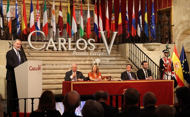 Su Majestad el Rey durante su intervención