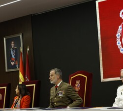 Su Majestad el Rey al inicio del acto