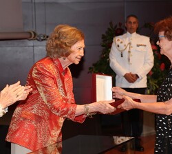 La Reina Sofía en la entrega de galardones