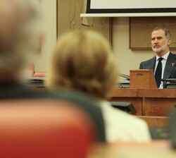 El Rey en el acto de entrega del “IV Premio 15 de junio”