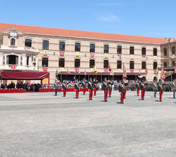 Vista general del acto durante el homenaje a los que dieron su vida por España