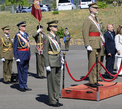 Su Majestad el Rey y Su Alteza Real la Princesa de Asturias reciben Honores de Ordenanza