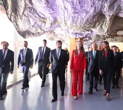 Inicio de la visita de Su Alteza Real la Princesa de Asturias al Oceanário de Lisboa