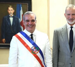 Don Felipe y el presidente Abinader