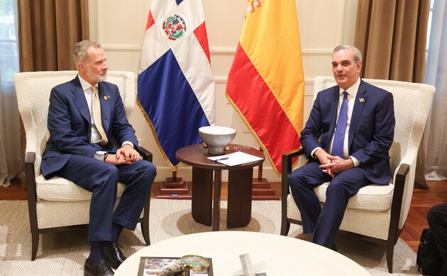 Encuentro de Su Majestad el Rey con su excelencia Luis Abinader, presidente de la República Dominicana