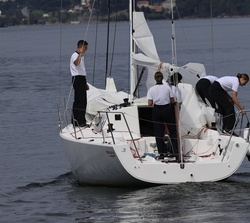 Su Alteza Real la Princesa de Asturias se embarca para realizar su primera salida a la mar en instrucción marinera