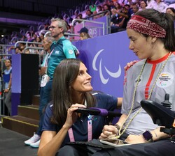 Doña Letizia con Sara Aller Mayo