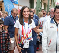 Doña Letizia con Dalia Santiago Moreno