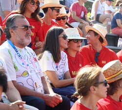 Doña Letizia en la grada del Roland-Garros Stadium