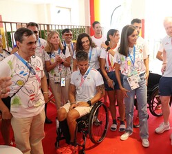 Doña Letizia frente al medallero español
