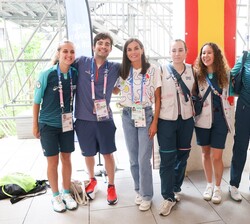 Visita de la Reina a la VIlla Olímpica