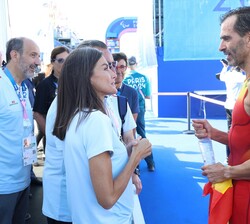 Conversación de la Reina con Daniel Molina