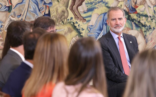 El Rey en la audiencia a los miembros de la XXIII promoción del Cuerpo Superior de Interventores y Auditores del Estado