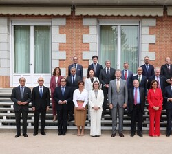Su Majestad el Rey recibe en audiencia al Patronato de la Fundación Conexión España con el compromiso de la Fundación en contribuir al valor de España