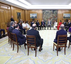 El Rey recibe en audiencia al Patronato de la Fundación Conexión España