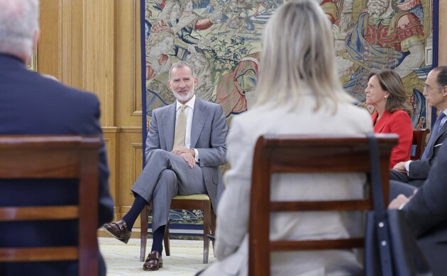 El Rey durante la Aadiencia del Rey al Patronato de la Fundación Conexión España